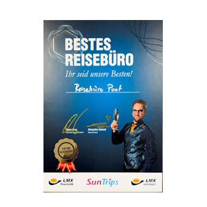 Urkunde LMX Top 100 Reisebüro